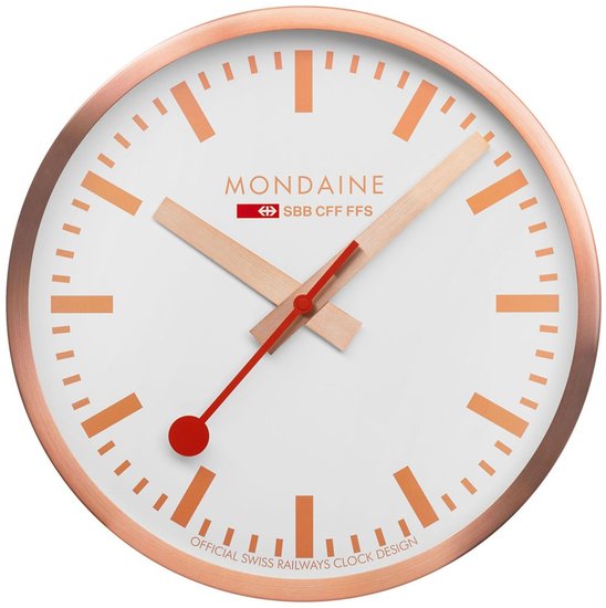 Hodinky MONDAINE A995.CLOCK.17SBK