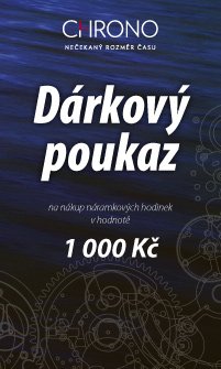 Poukaz zasíláme elektronicky v PDF (platba kartou). Požadavek na fyzický poukaz uveďte v poznámce. D